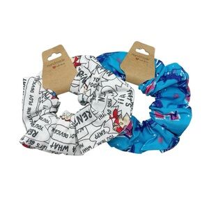 Scrunchies 2-Pack Handmade MTV & Ren and Stimpy